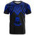 Tuvalu T Shirt Polynesian Armor Style Blue Unisex Blue - Polynesian Pride