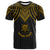 Tuvalu Custom T Shirt Polynesian Armor Style Gold Unisex Art - Polynesian Pride