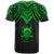 Tuvalu T Shirt Polynesian Armor Style Green - Polynesian Pride