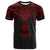 Tuvalu T Shirt Polynesian Armor Style Red Unisex Red - Polynesian Pride