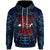 Tuvalu Hoodie Blood Runs Through My Veins Style Flag Unisex Blue - Polynesian Pride