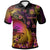 Tuvalu Custom Polo Shirt Tuvalu in wave Unisex Black - Polynesian Pride