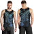 TuvaluCustom Personalised Men's Tank Top - Blue Turtle - Polynesian Pride