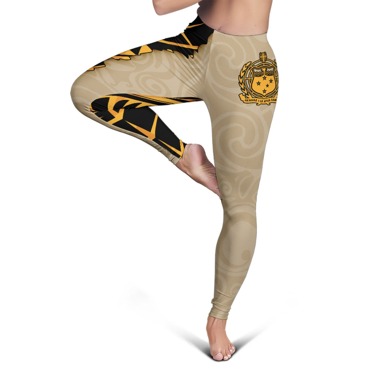 Samoa Women's Leggings - Polynesian Wild Style - Polynesian Pride