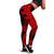 New Caledonia Women Leggings Polynesian Pattern Red Red - Polynesian Pride