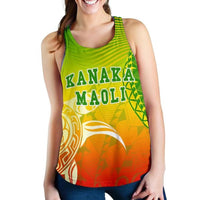 Kanaka Maoli Polynesian Racerback Tank - Turtle Style - Polynesian Pride