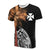 Tuvalu T Shirt Polynesian Palm Tree Black - Polynesian Pride