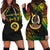 Vanuatu Proud To Be A Ni-Van - Polynesian Pattern Hoodie Dress LT7 Black - Polynesian Pride