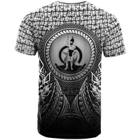 Vanuatu T Shirt Circle Pattern Black - Polynesian Pride