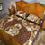 Polynesian Quilt Bed Set - Flourish Style With Tribal Fabric - Polynesian Pride