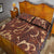 Polynesian Quilt Bed Set - Tribal Fabric Patchwork Style - Polynesian Pride