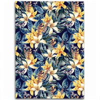 Vintage Floral Area Rug - AH Luxurious - Polynesian Pride