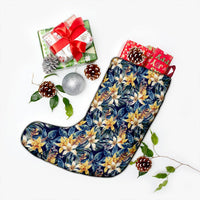 Vintage Floral Christmas Stocking - Polynesian Pride