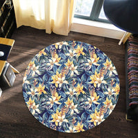 Vintage Floral Round Carpet - AH - Polynesian Pride