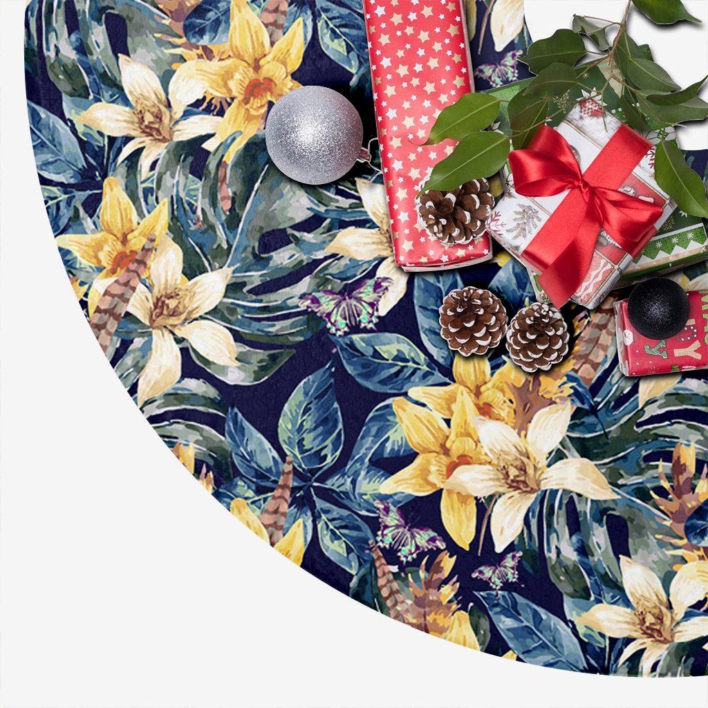 Vintage Floral Tree Skirt - Polynesian Pride