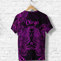 Virgo Zodiac Polynesian T Shirt Unique Style Pink LT8 - Polynesian Pride