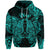 Custom Virgo Zodiac Polynesian Zip Hoodie Unique Style Turquoise LT8 - Polynesian Pride