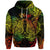 Custom Virgo Zodiac Polynesian Zip Hoodie Unique Style Reggae LT8 - Polynesian Pride