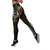 Vanuatu Hibiscus Leggings A7 Black - Polynesian Pride