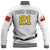 (Custom Personalised) Mate Ma'a Tonga Rugby Baseball Jacket Tongan Kupesi White Style LT9 - Polynesian Pride