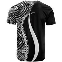 Micronesia T Shirt White Micronesian Tentacle Tribal Pattern - Polynesian Pride