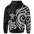 Northern Mariana Hoodie White Tentacle Turtle - Polynesian Pride