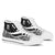 Tuvalu High Top Shoes White - Polynesian Tentacle Tribal Pattern Unisex White - Polynesian Pride