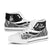 New Caledonia High Top Shoes White - Polynesian Tentacle Tribal Pattern Crest - Polynesian Pride