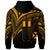 Wallis and Futuna Zip Hoodie Gold Color Cross Style - Polynesian Pride