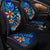 Wallis and Futuna Custom Personalised Car Seat Covers - Vintage Tribal Mountain - Polynesian Pride