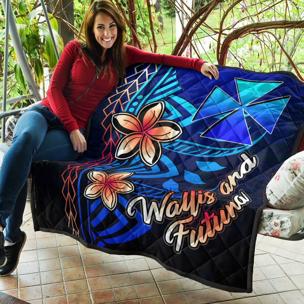 Wallis and Futuna Premium Quilt - Vintage Tribal Mountain - Polynesian Pride