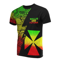 Wallis and Futuna T Shirt Polynesian Pattern Reggae Flash Style Unisex Reggae - Polynesian Pride