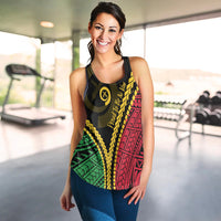 Vanuatu Personalised Women Racerbacl Tank Proud Ni - Van Special Version LT7 - Polynesian Pride