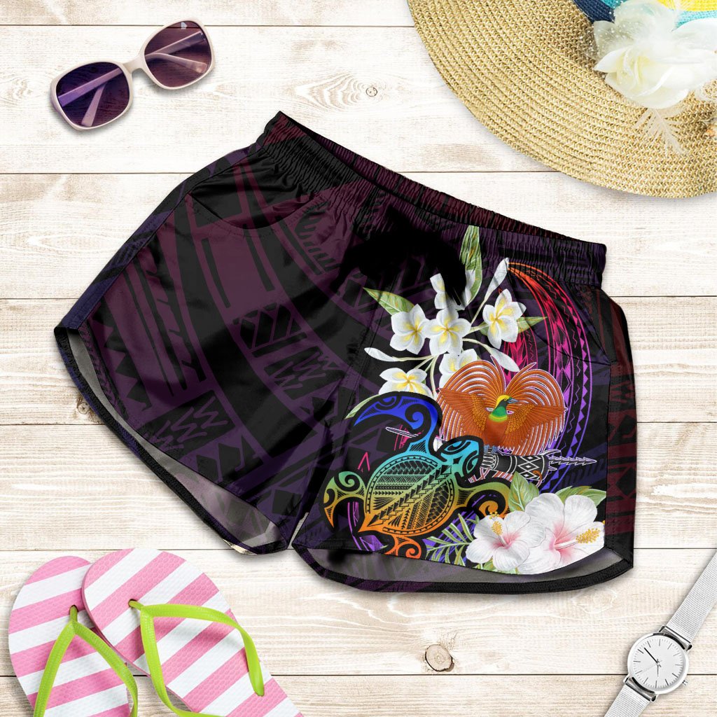 Papua New Guinea Women's Shorts - Nature Style - Polynesian Pride