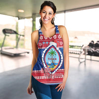 (Custom Personalised) Guam Christmas Women Racerback Tank Guaman Seal Polynesian Felis Pusgua LT14 - Polynesian Pride