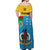 Sanma Province Off Shoulder Long Dress Vanuatu Proud LT13 - Polynesian Pride