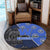 Hawaii - Waiakea High Round Carpet - AH Round Carpet Blue - Polynesian Pride