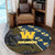 Hawaii - Waipahu High Round Carpet - AH Round Carpet Yellow - Polynesian Pride