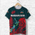 Custom Maori Wairarapa Bush Rugby T Shirt New Zealand Silver Fern, Custom Text and Number - Polynesian Pride