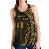 Wallis and Futuna Women's Racerback Tank - Wings Style - Polynesian Pride