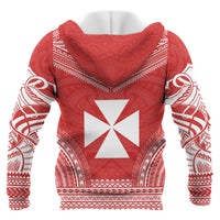 Wallis nd Futuna Polynesian Chief Custom Zip up Hoodie Flag Version Unisex Blue - Polynesian Pride