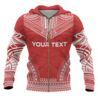 Wallis nd Futuna Polynesian Chief Custom Zip up Hoodie Flag Version - Polynesian Pride