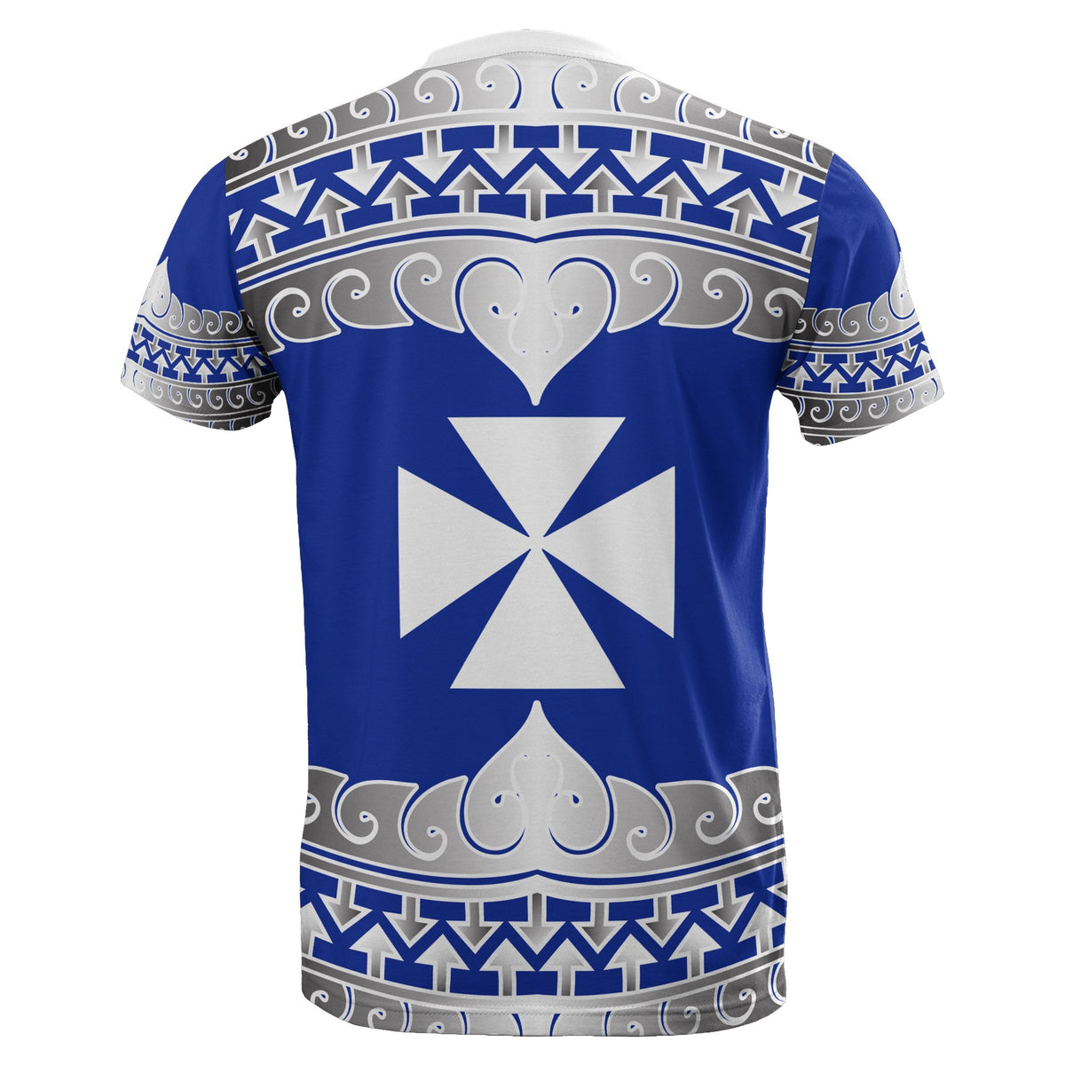 Wallis and Futuna All Over T Shirt Wallis and Futuna Wave Style - Polynesian Pride