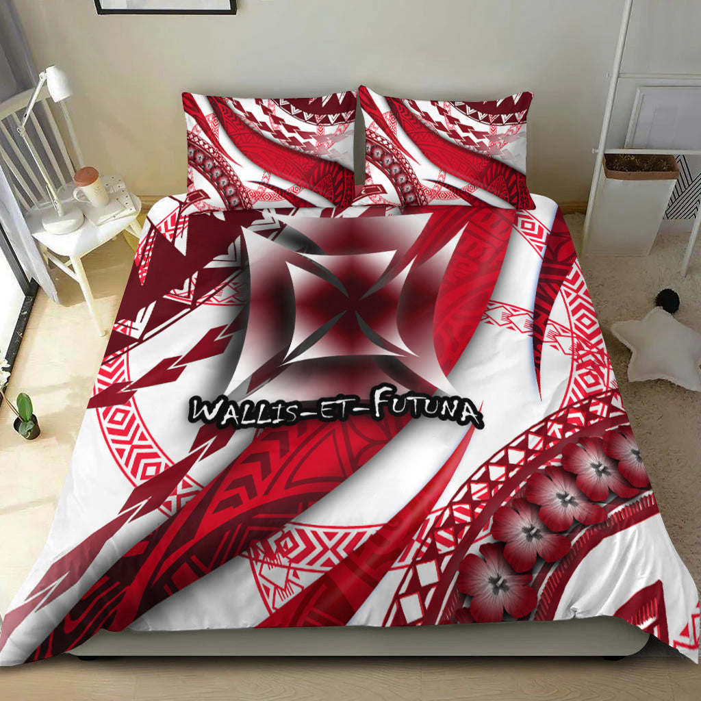Wallis et Futuna Bedding Set Artsy Style - White LT9 White - Polynesian Pride