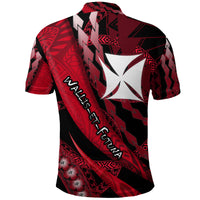 Wallis et Futuna Polo Shirt Artsy Style Black LT9 - Polynesian Pride