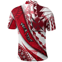 Custom Wallis et Futuna Polo Shirt Artsy Style White LT9 - Polynesian Pride