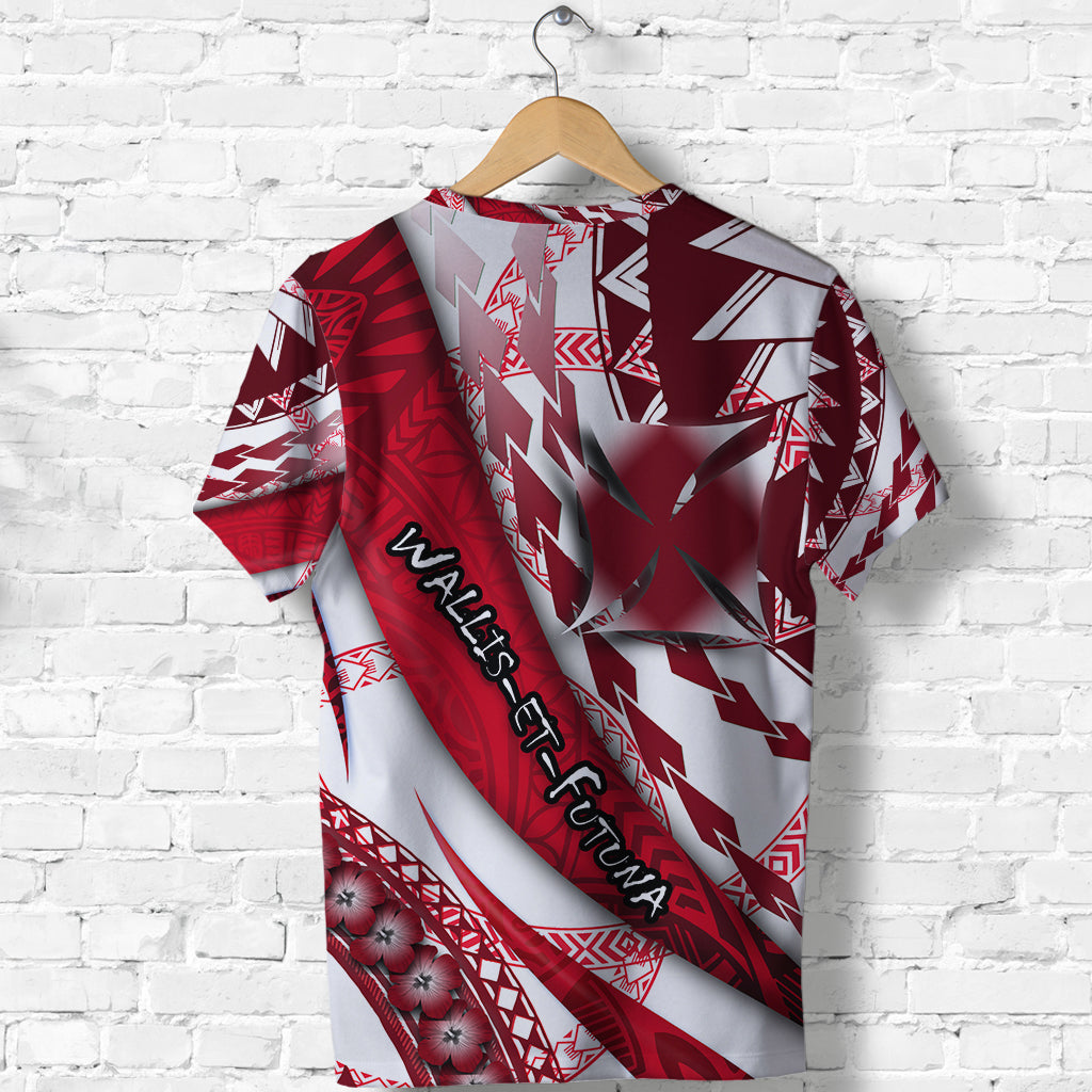 Wallis et Futuna T Shirt Artsy Style White LT9 - Polynesian Pride