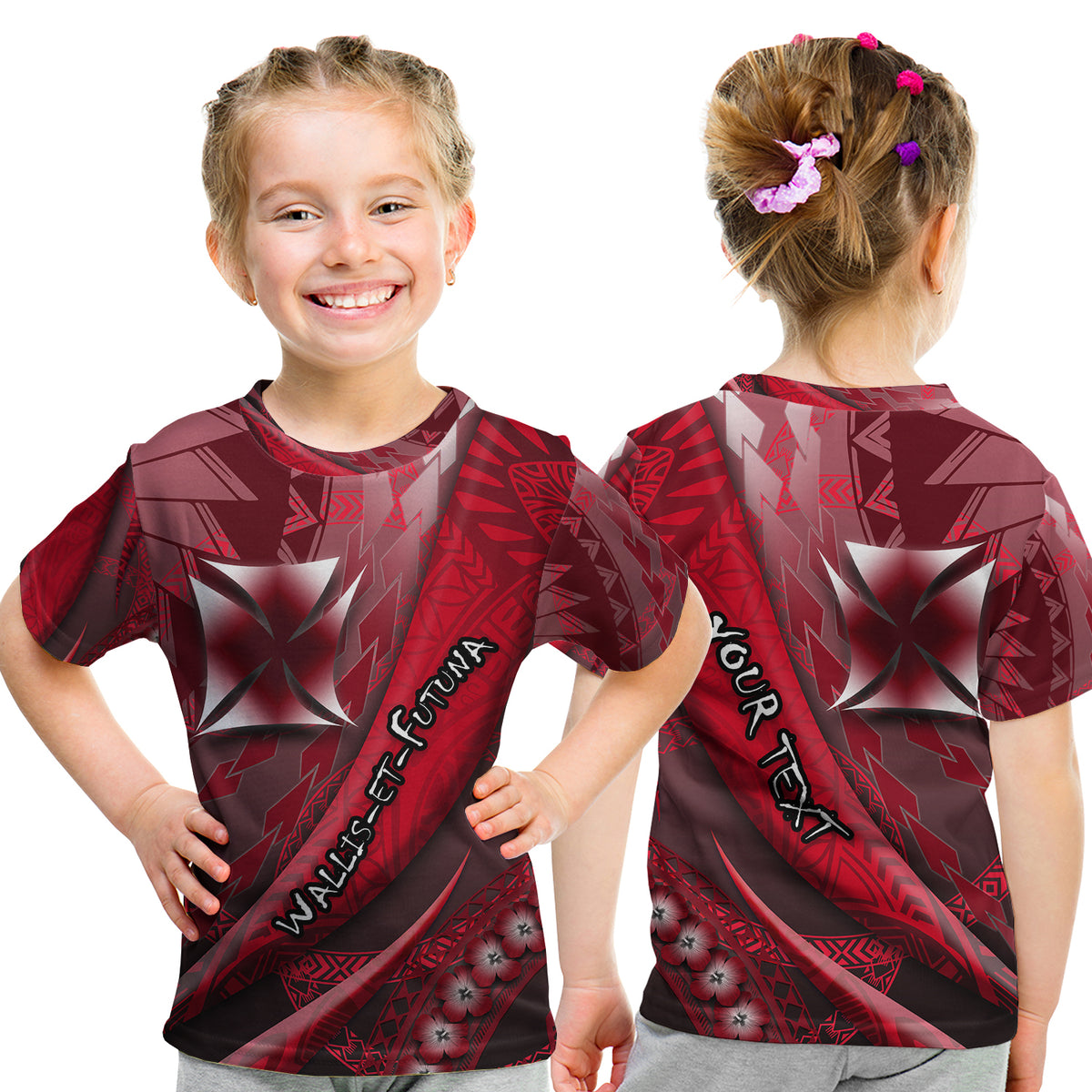 Wallis et Futuna T Shirt Artsy Style Special LT9 Kid Special - Polynesian Pride