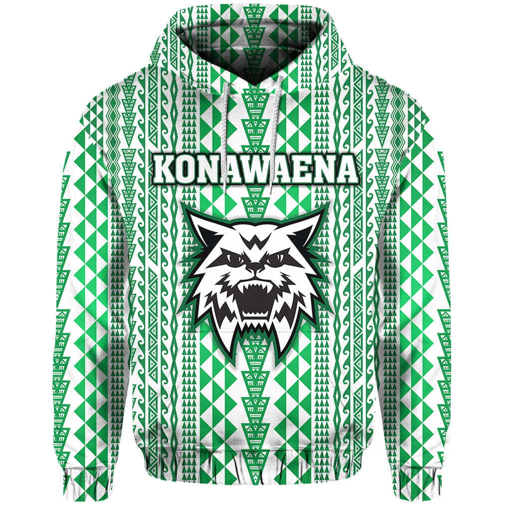 Custom Hawaii Konawaena Wildcats School Hoodie Simple Style LT8 - Polynesian Pride