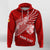 Custom Tonga Rugby Hoodie Ikale Tahi Soaring Wings LT7 Unisex Red - Polynesian Pride